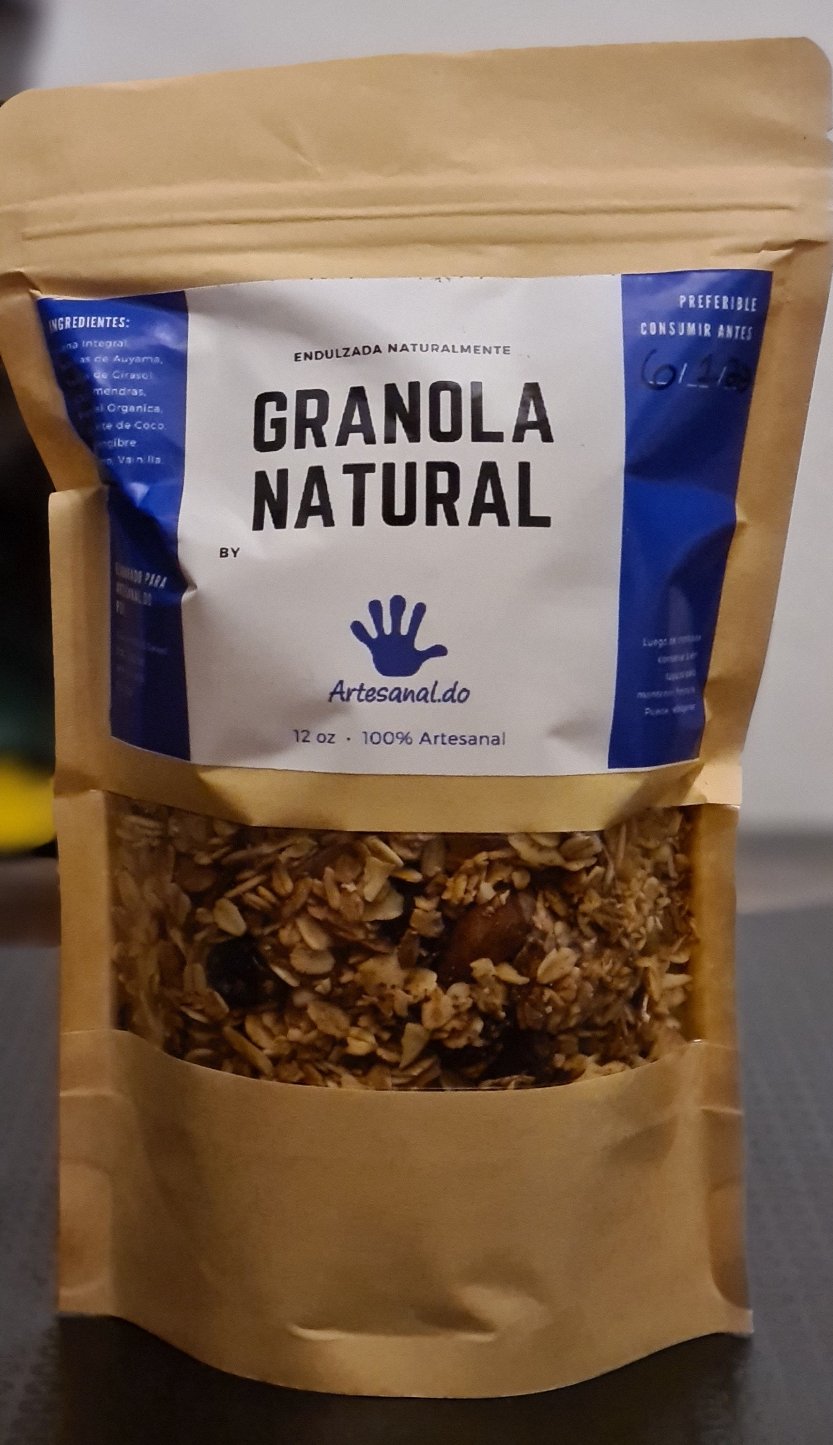 Granola Natural Artesanal Endulzada Naturalmente