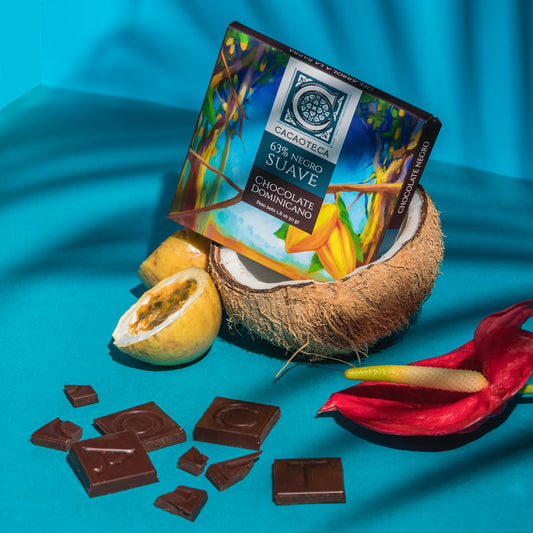 Cacaoteca 63% Negro Suave Chocolate Dominicano Artesanal - Artesanal.do