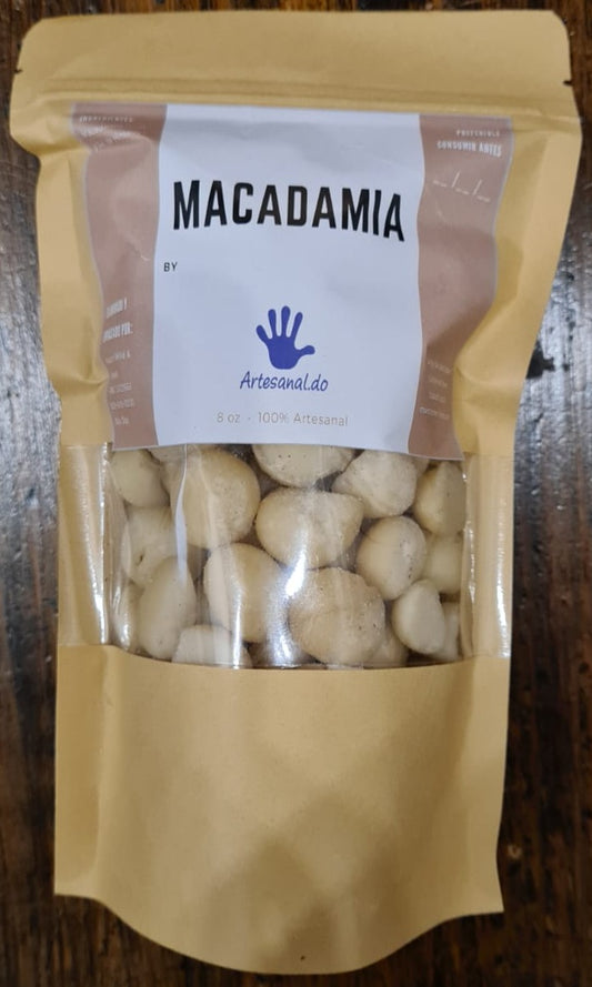 Artesanal.do Macadamia Con Sal Rosada de Himalaya